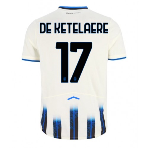 Lacne Muži Futbalové dres Atalanta Charles De Ketelaere #17 2025-26 Krátky Rukáv - Preč